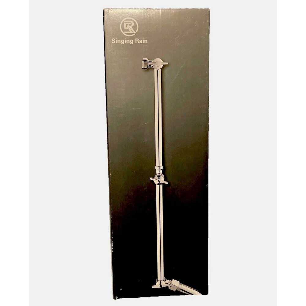 Shower head extension arm 18" Vibrant Chrome Raise Or Lower Your Shower Head.